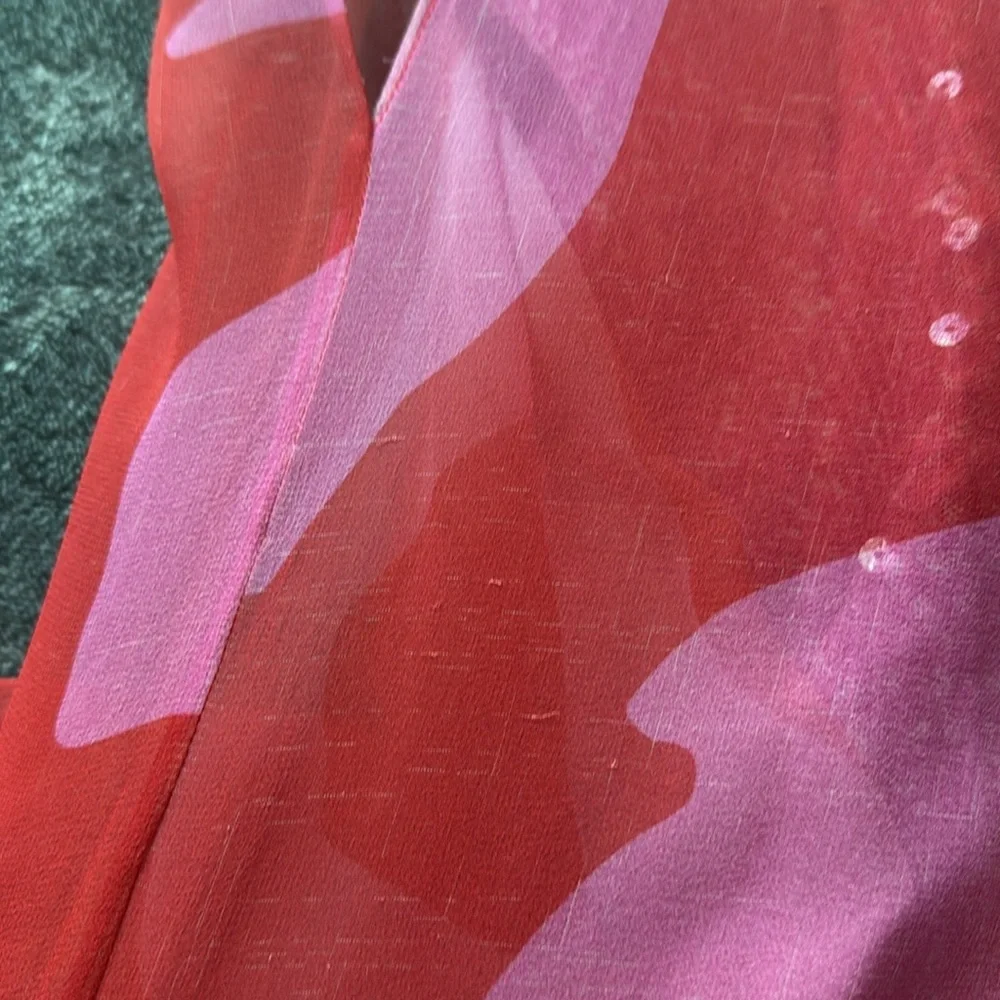 Lodi Layered Silk & Sequin Maxi Dress By Silvia Tcherassi - Picture 8 of 12
